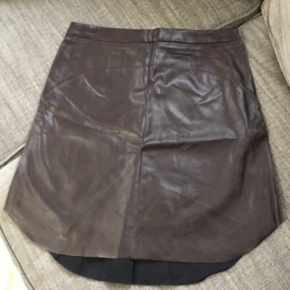Leather skirt size xs